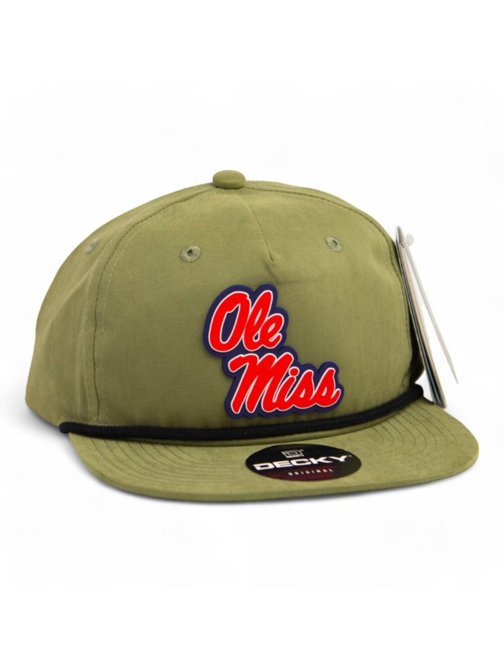 Ole Miss Rebels 3D Classic Rope Hat- Loden/ Black